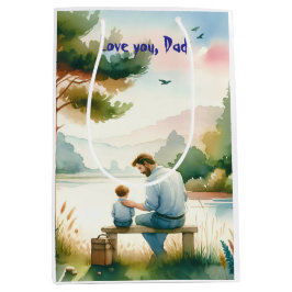 愛するパパ ミディアムペーパーバッグ