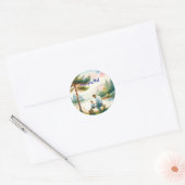 愛するパパ ラウンドシール (封筒)