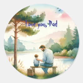 愛するパパ ラウンドシール