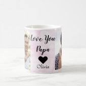 愛するパパ |写真手書き文字 コーヒーマグカップ (中央)