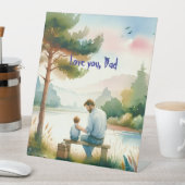 愛するパパ 台座サイン (インサイチュ)