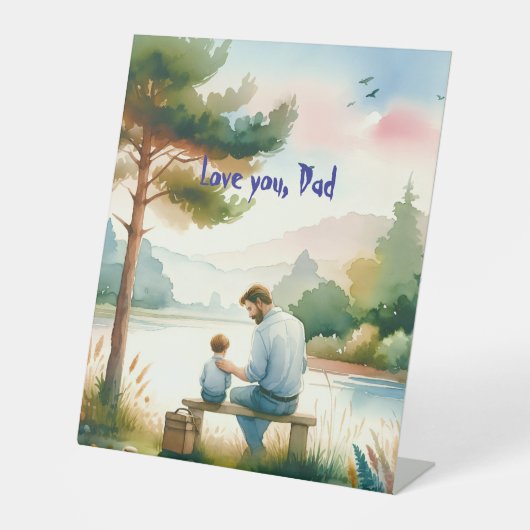 愛するパパ 台座サイン (正面)