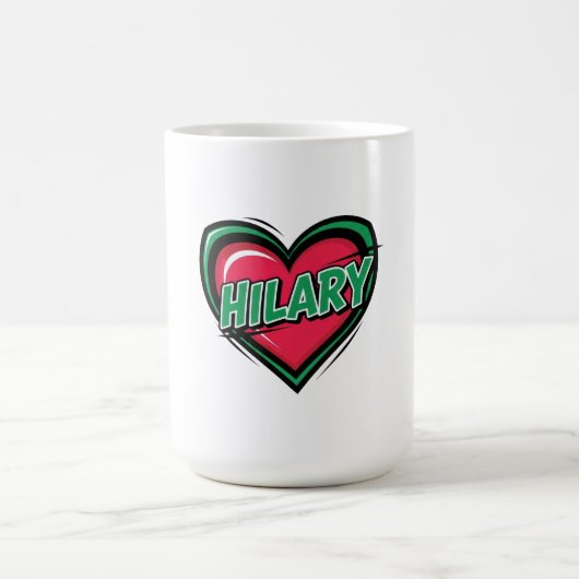 愛するヒラリー コーヒーマグカップ (中央)