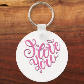 愛するピンク キーホルダー (正面)