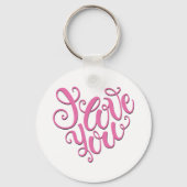 愛するピンク キーホルダー (裏面)
