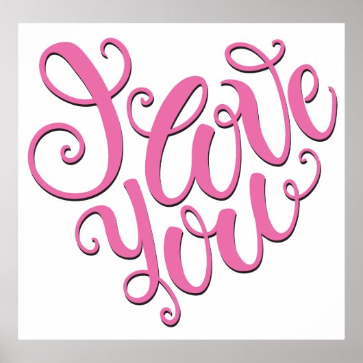 愛するピンク ポスター (正面)
