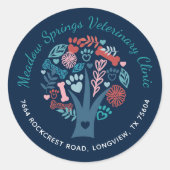 愛するフローラ&葉ペットポーツリーカンパニー ラウンドシール (正面)