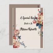 愛するブライズシャワーパーティー ポストカード (正面/裏面)