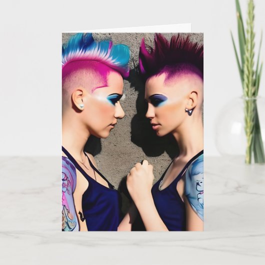 愛するブーパーソナライズされたハッピーアニバーサリー カード (正面)