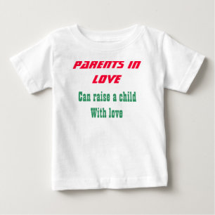 愛するベビーTシャツの親 ベビーTシャツ