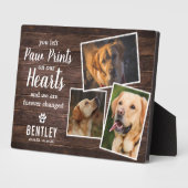 愛するペットに心からの追悼を捧げる フォトプラーク (側面)