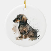 愛するペットのメモリアルに素敵な言葉を。完全編集可能 セラミックオーナメント (裏面)