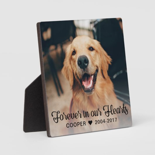 愛するペットのメモリアルフォト フォトプラーク (正面)