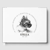 愛するペットの記念碑に ゲストブック (正面)