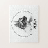 愛するペットの記念碑に ジグソーパズル (縦)