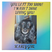 愛するペットを讃える心からの追悼碑 タイル (正面)