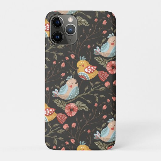 愛するボホ鳥の花柄 Case-Mate iPhoneケース (裏)