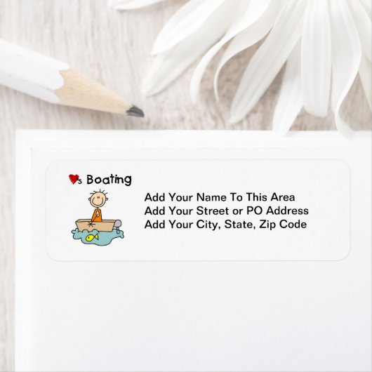 愛するボート ラベル (インサイチュ)