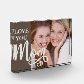 愛するママのカスタム写真 フォトブロック (左)