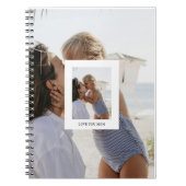 「愛するママの写真ギフト ノートブック (正面)