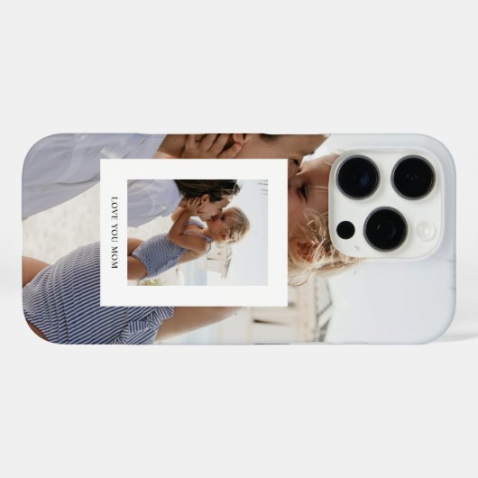 「愛するママの写真ギフト Case-Mate iPhoneケース (裏面 (横))