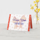 愛するママエレガントシンプルモダンマザーズ カード (黄色い花)