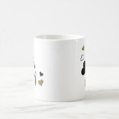愛するママハートデザイン コーヒーマグカップ (中央)