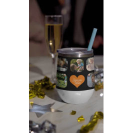 愛するママ写真コラージュパーソナライズされたブラック