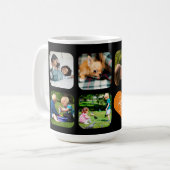 愛するママ写真集パーソナライズされた コーヒーマグカップ (正面左)