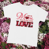 愛するママ名フローラモダンママ日キッズ Tシャツ