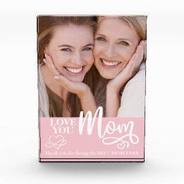 愛するママ最高のマママの写真カスタムブロック フォトブロック