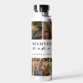 愛するママ母ハッピー母の日フォトコラージュ ウォーターボトル (左面)