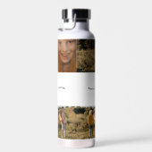 愛するママ母ハッピー母の日フォトコラージュ ウォーターボトル (右面)