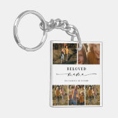 愛するママ母ハッピー母の日フォトコラージュ キーホルダー (正面左)