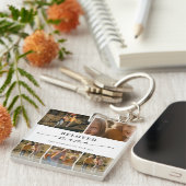 愛するママ母ハッピー母の日フォトコラージュ キーホルダー (正面右)