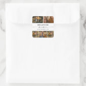 愛するママ母ハッピー母の日フォトコラージュ スクエアシール (バッグ)