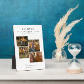 愛するママ母ハッピー母の日フォトコラージュ フォトプラーク (側面)