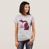 愛するミシガンクランベリー Tシャツ (正面フル)