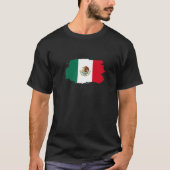 愛するメキシコ国旗の愛国的なメキシコのスポーツサポート Tシャツ (正面)