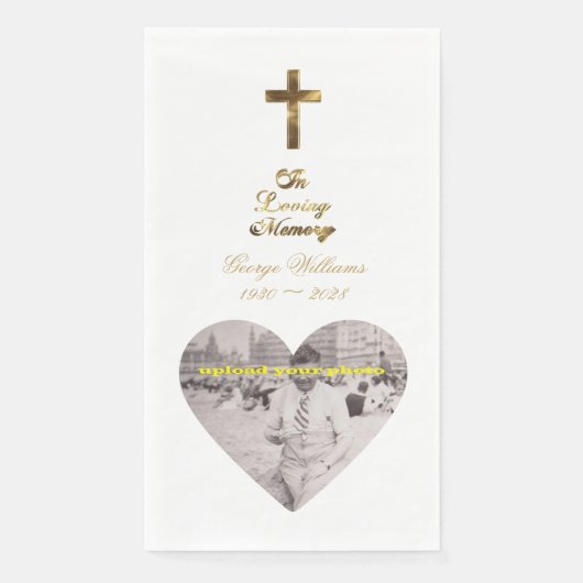 愛するメモリでゴールデンクロスハートの形状フォトPa (正面)