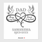 愛するメモリでパパカスタム車のデカール シール (シート)