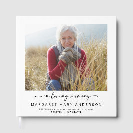 愛するメモリで写真葬儀12x12 ゲストブック