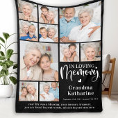 愛するメモリカスタム10写真悔やみや弔慰メモリアル フリースブランケット