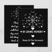 愛するメモリカードの風にタンポポ (正面/裏面)