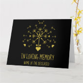 愛するメモリカードの風にタンポポ カード (黄色い花)