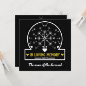 愛するメモリカードの風にタンポポ カード (正面/裏面インサイチュ)