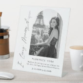 愛するメモリーアーチ写真葬儀へようこそ 台座サイン (インサイチュ)