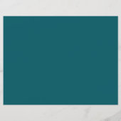 愛するメモリーサイン – ティール（緑がかった色）&オレンジ結婚ズ (裏面)