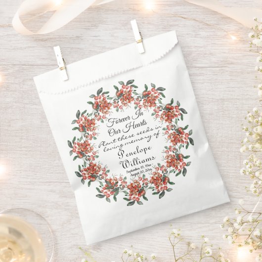 愛するメモリーシードパックの森の果実 フェイバーバッグ (クリップ留めされた状態)