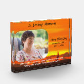 愛するメモリーセーリングボートサンセット1300 フォトブロック (左)